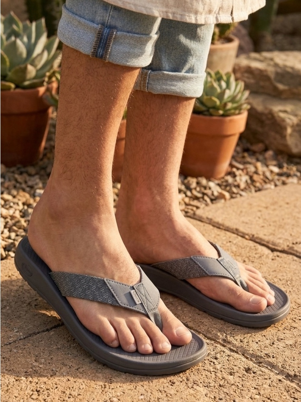 Chaco Men's Flip Flop Sandals - Size 8 - Excellent Condition